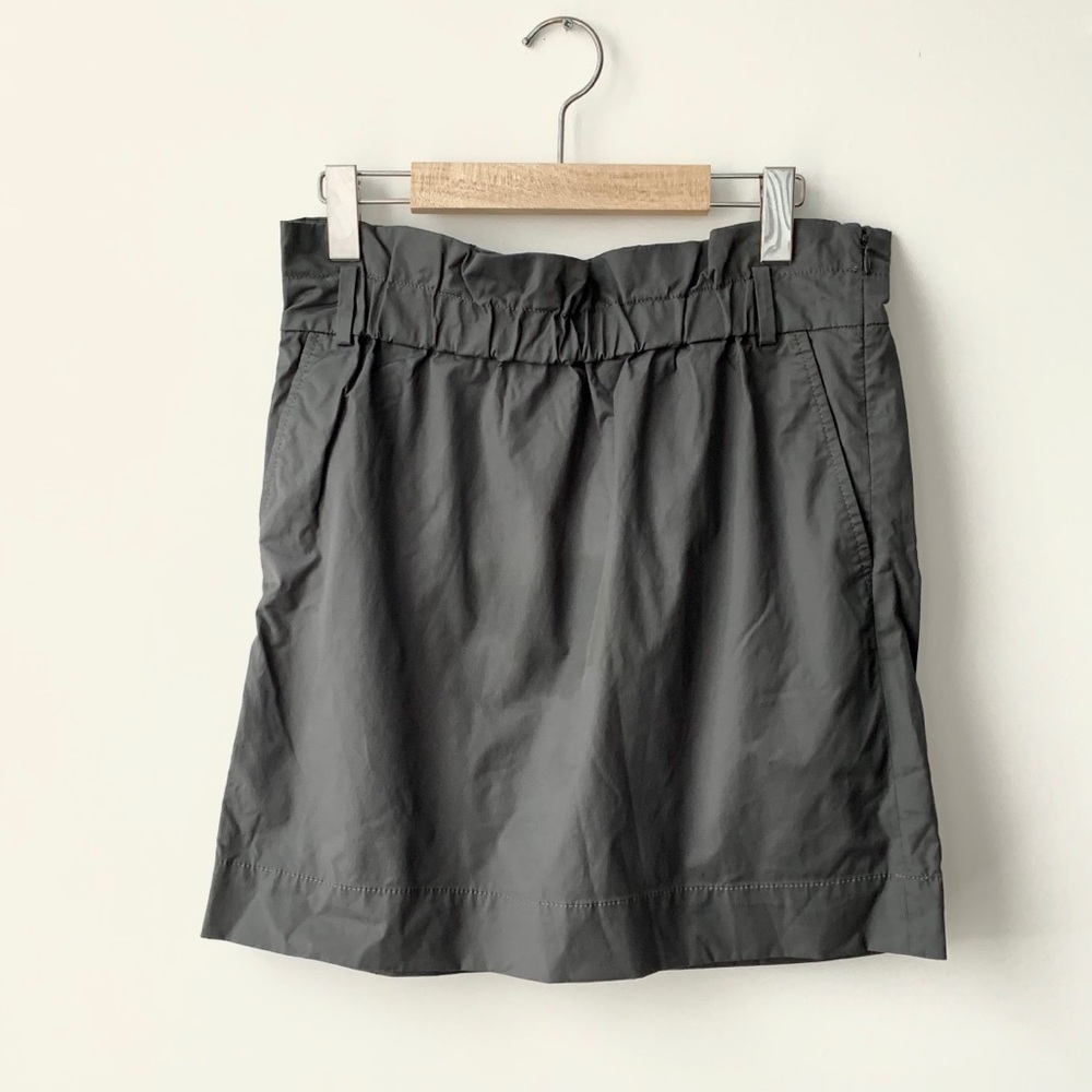 Paper bag mini skirt